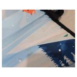 Sunlite Sports 45" Foldable Snow Sled for Kids & Adults Durable Reinforced Bottom, Sturdy Fabric Stitching & Easy-Carry Design for Winter Family Fun