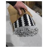 MERRYLIFE Chenille Boho Sofa Slipcover with Tassel Non-Slip Bohemian Soft Washable Loveseat Couch Cover Pet Furniture Protector (Black Boho, 71" *134")