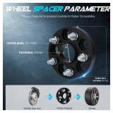 ***4PCs 20mm Wheel Adapters with Hub, 5x100mm for 1983-1991 Camry&1986-2005 Celica, 54.1mm Bore 5 Lugs Wheel Spacers M12x1.5 Studs for 2005-2010 Scion-tC xD& 2011-2017 Lexus CT200H& 1990-1