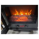 Style Selections 19.5-in W 5200 -BTU Black Metal Flat wall Infrared quartz Electric Stove
