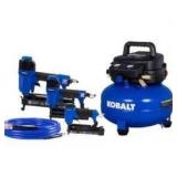 Kobalt 6-Gallon Portable Electric 150 PSI Pancake Air Compressor with Accessories