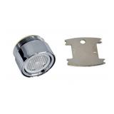 Danco Dual Thread 15/16 in.-27M x 55/64 in.-27F Chrome Faucet Aerator