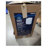 Project Source Dover 24-in True White Single Sink Bathroom Vanity with White Cultured