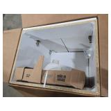 Project Source Dover 24-in True White Single Sink Bathroom Vanity with White Cultured