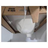 Project Source Dover 24-in True White Single Sink Bathroom Vanity with White Cultured