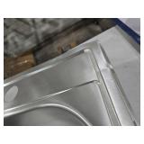 Elkay Dayton Drop-in 33-in x 22-in Stainless steel Double equal bowl 22 -Gauge Kitchen Sink
