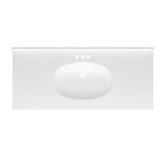 American woodmark solid white Bathroom sink mp249-3x