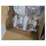 HEAPETS Dog Grooming Vacuum Kit - 3L Vacuum with 7 Tools, Low Noise Electric Clipper and Brush for Pet Shedding at Home, White