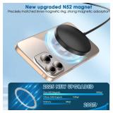 Magnetic Wireless Charger iPhone,6FT Charger for Apple MagSafe Charger 2Pack Fast Wireless Charging Pad for iPhone 16 Pro Max/16 Pro/16 Plus/15 ProMax/15/14/13/12/AirPods 3/2/Pro Mag-Safe Charging Pad