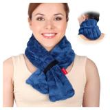 Comfytemp Microwavable Heating Pad for Neck Shoulders, 33"x4", Moist Heat Neck Wrap Warmer for Pain Relief, Microwave Heating Pad Warm Compress, Relaxation Items for Women Seniors