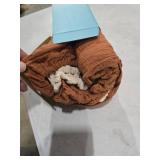 Pro Goleem Muslin Crib Sheets, 100% Cotton Crib Sheets for Boy Girl, 2 Pack Breathable Soft Neutral Baby Bed Sheets Set, Fits Standard Crib Mattress & Toddler Mattress 52\"x28\", (Brown/Beige)