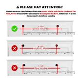 Ravinte 5 Pack 4 inch Brushed Nickel Cabinet Pulls Kitchen Cabinet Handles 6-3/8\" Overall Length Satin Nickel Kitchen Cabinet Pulls