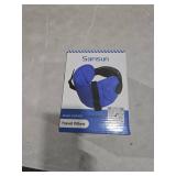 SARISUN Travel Pillow for Airplanes, Airplane Pillow for Long Flight, Neck Pillow with Eye Mask for Sleeping, Portable Travel Pillow for Car Road Trip Headrest, Stop Bobblehead, Grey