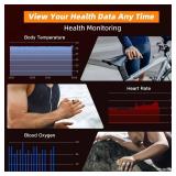 AMOVAN Smart Ring for Women Men, Fitness Tracker Ring with Body Temperature, Heart Rate, Blood Oxygen, Sleep Monitor, Calories, No Subscription Fee, IP68 Waterproof for iPhone & Android (Silver, #11)