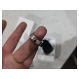 AMOVAN Smart Ring for Women Men, Fitness Tracker Ring with Body Temperature, Heart Rate, Blood Oxygen, Sleep Monitor, Calories, No Subscription Fee, IP68 Waterproof for iPhone & Android (Silver, #11)