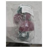 Scouring Pads Non Woven Abrasive Drill Cleaning Kit, 6 Pcs Abrasive Buffing Polishing Wheel Drill Attachment Set, 3 Green and 3 Red