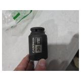 CASOMAN 1/2\" Drive x 36 mm Deep 6 PT Impact Socket, CR-MO, 1/2-inch Drive 6 Point Axle Nut Socket for Easy Removal of Axle Shaft Nuts (36MM)