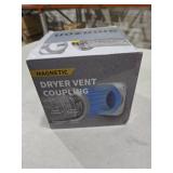 Magnetic Dryer Vent Kit, Quick Connect for 4\" Dryers, Save 4-6 Inches of Space, Strong Magnetic Hold, 3.3FT Hose, Airtight Seal & Reinforced Wall Connector