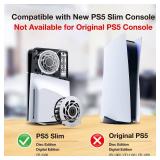 GRAUGEAR PS5 Slim Internal Cooling Fan Replacement Parts, Upgrade Replacement Dust Cleaning Kit, Compatible with 19 Blades Fan Cooler (PS5 Slim)