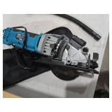 Seesii Mini Circular Saw with Laser Guide,4.8A 4000 RPM Compact Corded Circular Saw with Rip Guide,3 Blades (4-1/2\") for Wood,Soft Metal,Tile,Plastic Cutting,Max Cut Depth 1-11/16\"(90°),1-1/8\" (45