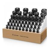VCELINK Cable Gland Kit Nylon Waterproof, 50 Pcs IP68 PG7/NPT1/4\", 1/2\", 3/4\", 1\" Wire Entry, IP68 Cord Grip, PA66 Strain Relief Wire Grommets, Black
