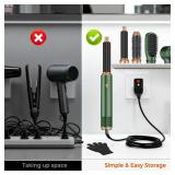 5 in 1 Blow Dryer Brush Set,Hot Air Styler Negative Ion Air Curling Wrap Air Curler, Round Brush Blow Dryer Curling Iron Hair Styling Tools Gift for Dry,Volumize, Straight,Curl,100-120V