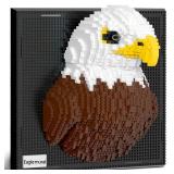 Eagle Bird Animal 3D Wall Art Micro Mini Building Blocks Set for Adults, Unique Home Wall Decor or Table Display, No Compatible with Lego, Ideal Birthday Christmas Toy Gift for Teens (1924 PCS)