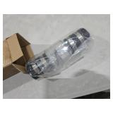 Silent Check Valve 1-1/2 Inch with Clear Body & Spring-Loaded Flapper, Buna-N Couplings & Stainless Steel Clamps - for Sump Pump Backflow Prevention, Quiet Operation, Extends Pump Life