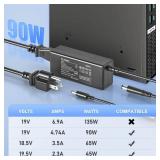 90W 65W Ac Adapter Power Cord for HP All-in-One Desktop 20\" 22\" 24\" 24-DD 24-DF 24-DP 24-CB 22-DD DF 27-DB:24-dd0210 dd0010 24-df0040 22-df0222 22-dd0210 dd0110 24-dp0160 dp1250 dp1380 Charger