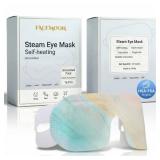FACEMOON 9 Packs Self Heating Steam Eye Masks: Disposable Moist Warm Compress for Dry Eyes, Eye Strain, Stye & Stress Relief â No Microwave Needed for Relax, Travel, Sleep & Spa, Unscented