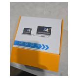 8K/4K KVM Switch 3 Monitors 3 Computers Triple Monitor 3 Port 2 Displayport 1.4 and HDMI 2.1 USB 3.0 KVM Switches, DP 1.4 Supports 8K@30Hz/4K@144Hz, HDMI Supports 8K@60Hz /4K@120Hz with Wired Remote