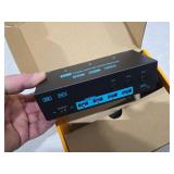 8K/4K KVM Switch 3 Monitors 3 Computers Triple Monitor 3 Port 2 Displayport 1.4 and HDMI 2.1 USB 3.0 KVM Switches, DP 1.4 Supports 8K@30Hz/4K@144Hz, HDMI Supports 8K@60Hz /4K@120Hz with Wired Remote