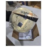 RACO 6239BP Floor Kit with Recessed Duplex 15A TR Device and Adjustable Steel Box, 1-Gang, Brass