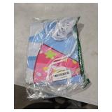 6X3.6 Ft Happy Birthday Backdrop Blue Background Wall Decor for Kids Boys Girls Cartoon Dog Theme Party Decorations