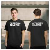 TCCFCCT Security Shirts for Men Security Uniform Shirt for Guard Work, Concerts, Events, Weddings, Staff, ST-Black 4XL