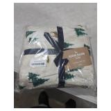 Eddie Bauer - Flannel Sheets Queen Size, Anti-Pilling & Wrinkle Resistant Cotton, Touchably Soft for All-Season Comfort - Bed Sheets with Matching Pillowcases & Fitted Sheet (Deer Hollow Green)