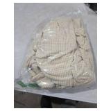 H.VERSAILTEX Super Stretch Individual Seat Cushion Covers Sofa Covers Couch Covers Slipcover Sets Thick Jacquard Textured Twill Fabric (2 Piece Large Sofa Cushion Covers, Natural)