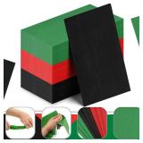Qilery 120 Pcs Black History Month Paper Napkins Disposable Guest Cocktail Napkins for African American Party Supplies Hand Towels Tableware Decoration, 15.7\" x 13\"(Red, Black, Dark Green)