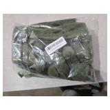 decorUhome Cozy Faux Fur Throw Pillow Covers 12x20 Set of 2 Decorative Soft Plush Striped Lumbar Modern Farmhouse Boho Couch Pillow Cases with Velvet Back for Sofa Bed Living Room, Olive Green