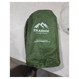 FNARMW Camping Sleeping Pad, Extra Thick 5 Inch Camping Mat with Pillow Built-in Foot Pump Inflatable Sleeping Pads Compact for Camping Backpacking Hiking Traveling Tent-Green