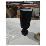 Unicozin Table Lamp for Bedroom, 3 Color Temperatures, 7 RGB Colors, Adjustable Brightness, Dual USB Charging Ports, Ambience Nightstand Light with Black Shade, Desk Lamp for Kids Reading Home Office