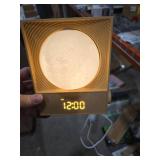 RETEYUNG Sunrise Alarm Clocks for Heavy Sleepers,Rotatable Moon Light with Gentle Wake-Up,Clock Night Lamp for Bedrooms - Snooze,10 Light Effects,10 Nature Sounds,15 Ringtones for Adults,Kids,Nursery