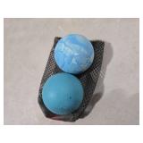 KSONE Massage Lacrosse Balls -Massage Balls for Myofacial Release&Trigger Point Therapy-Set of 2-Hard Lacrosse Massage Ball &Soft Massage Ball with one mini Ball