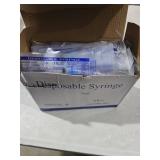 100 Pack 3ml 25 Gauge 1 inch Syringe Luer Lock Disposable Syringes for Scientific Labs,Individually Wrapped