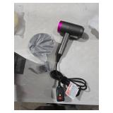 CONFU Ionic Blow Dryer 1600W, Portable Lightweight Fast Drying Negative Ion Hairdryer Blowdryer, 3 Heat Settings & Infinity Speed, with Diffuser and Concentrator Nozzle for Home & Travel