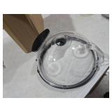 Microwave Food Cover with Water Steamer, Microwave Splatter Cover for Food, 10 Inch Clear Large Microwaves Plate Cover Lid with Handle, Splatter Guard, Accessories Gadgets for Kitchen