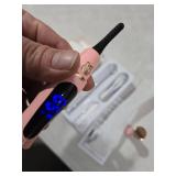 Heated Eyelash Curler Fast 5s Heat-Up, USB Rechargeable Electric Eyelash Curler, LED Display, Anti-Burn, 24H Long-Lasting Curl, (Pink A)
