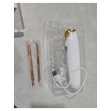 2026 Blackhead Remover with 5 Suction Heads & 4 Gold Extractor Needles, Electric Blackhead Vacuum Pore Vacuum for Deep Facial Cleaning, USB Rechargeable for Women & Men-Khaki