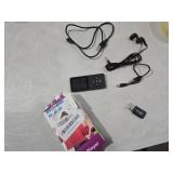 128GB MP3 Player with Bluetooth - Portable Music Player for Kids - with Built-in HD Speaker, Voice Recorder, HiFi Sound, E-Book (Included Earphones)