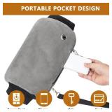 Hand Warmers Rechargeable, 10000mAh Electric Heated Gloves Power Bank Portable Graphene Handwarmers Pouch with 3 Levels & Double-Sided Heating for Hunting Camping Xmas Gifts for Men Women Kids